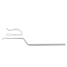 Yasargil Micro Dissector Bayonet Shaped Stainless Steel, 24 cm - 9 1/2"